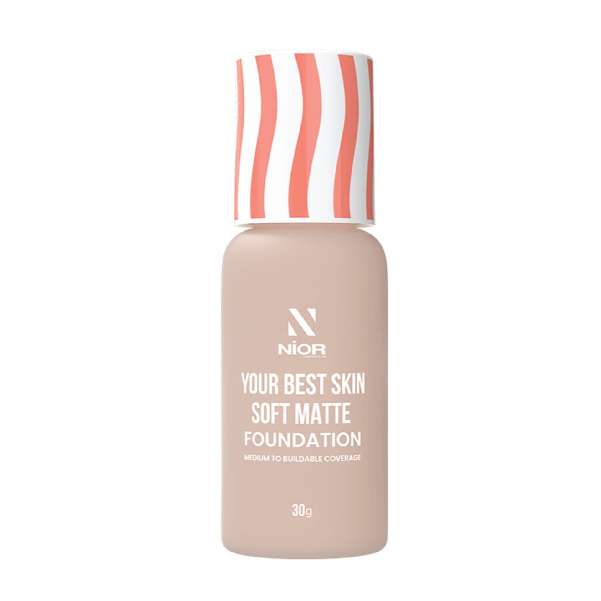 Nior Your Best Skin Soft Matte Foundation – Neutral Beige (Fair Light)