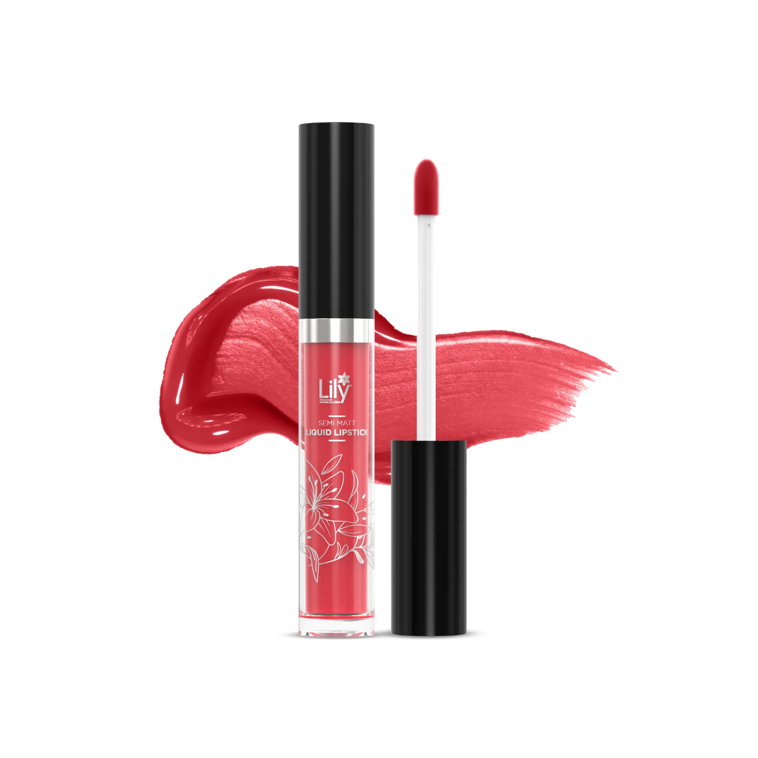 Lily Semi Matt Liquid Lipstick- Dahlia