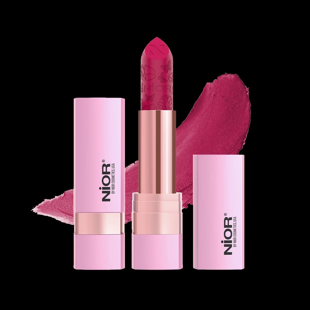 NIOR No Transfer Retro Matte Lipstick Fuchsia Flirt 70