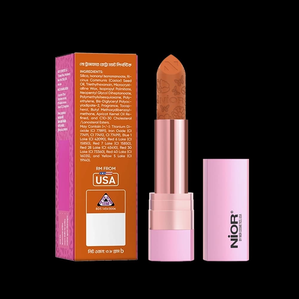 NIOR No Transfer Retro Matte Lipstick view 2