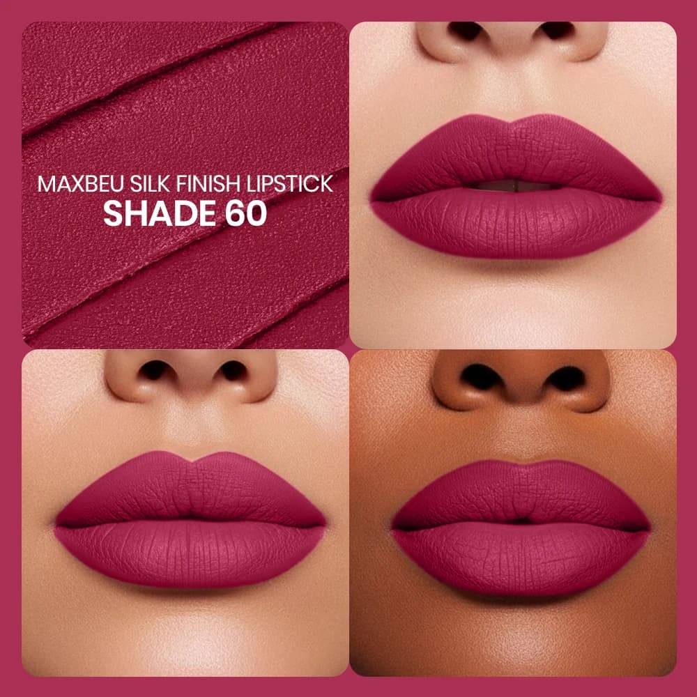 Max Beu Silk Finish Lipstick view 2