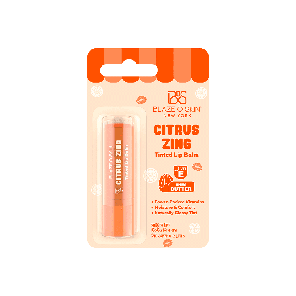 Blaze O’ Skin Citrus Zing Tinted Lip Balm 4.5gm