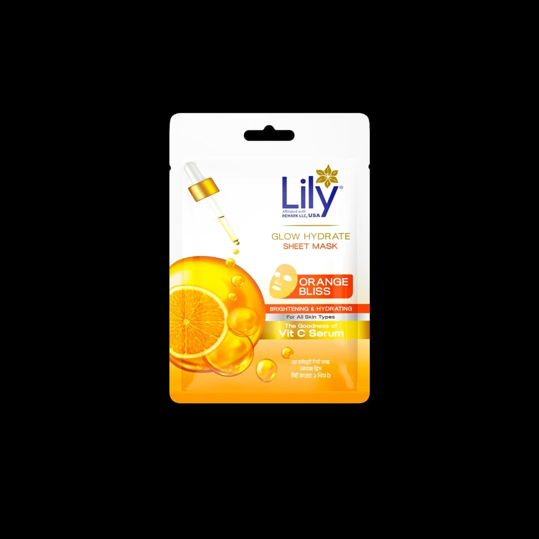Lily Glow Hydrate Sheet Mask Orange Bliss 25ml
