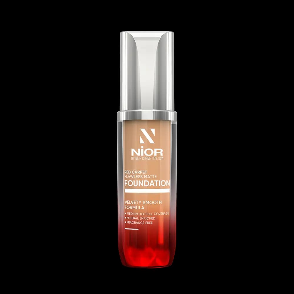 NIOR Red Carpet Flawless Matte Foundation Latte 1C Cool
