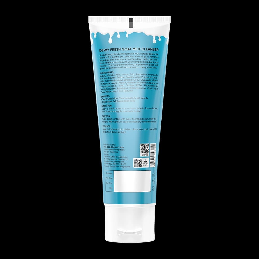 Nior Dewy Fresh Goat Milk Cleanser 100ml view 2