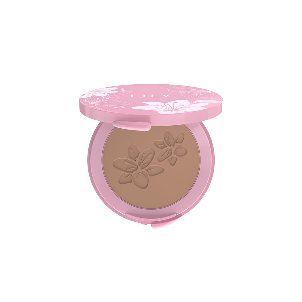 Lily Flawless Matt 3Way Compact Powder-ALMOND