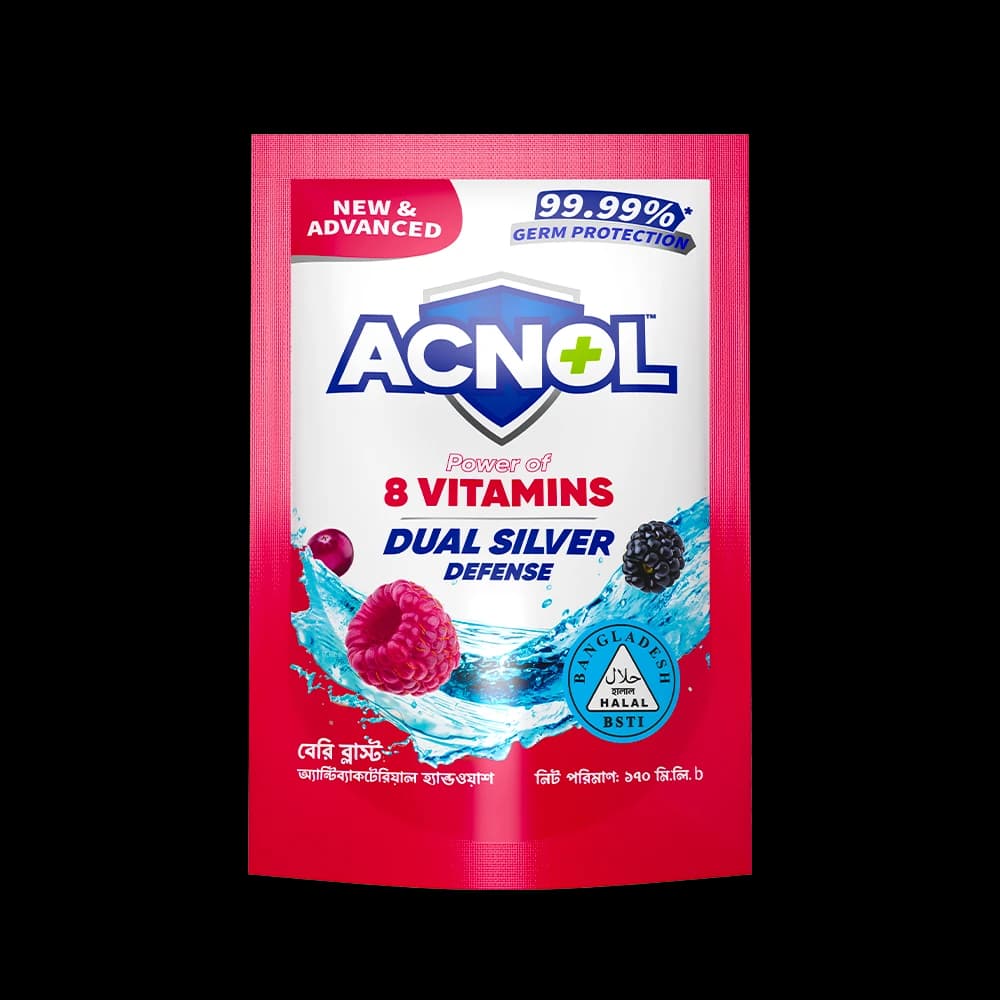 ACNOL Antibacterial Handwash (Berry Blast) 170ml Refill