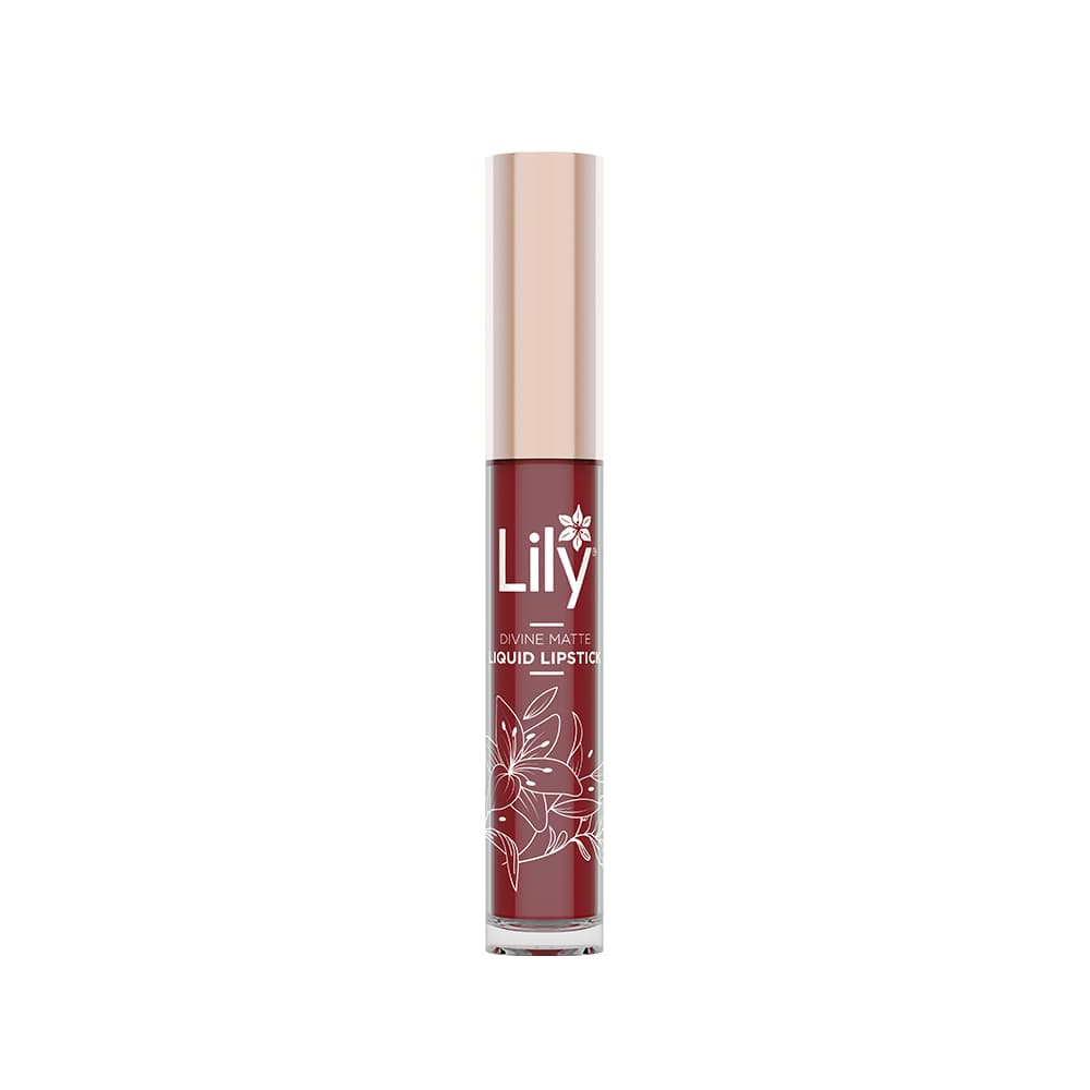 Lily Divine Matt Liquid Lipstick – SCARLET