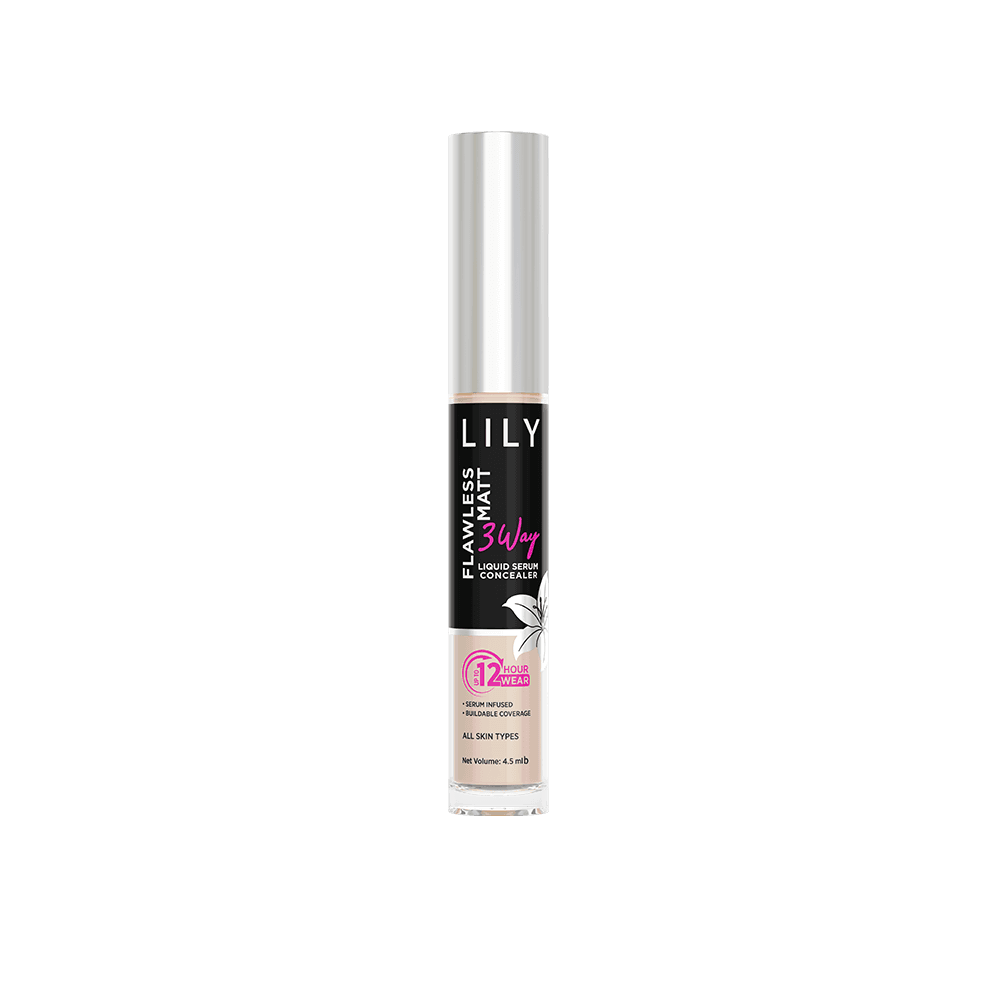 Lily Flawless Matt 3WayLiquid Serum Concealer-Light Cool