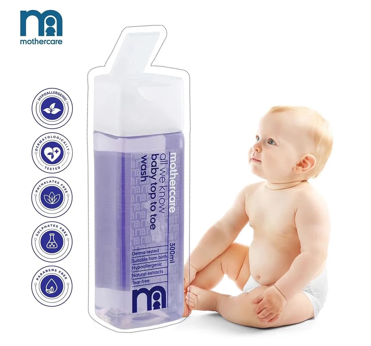 Mothercare All We Know Baby Top to Toe Wash 300ml alternate view