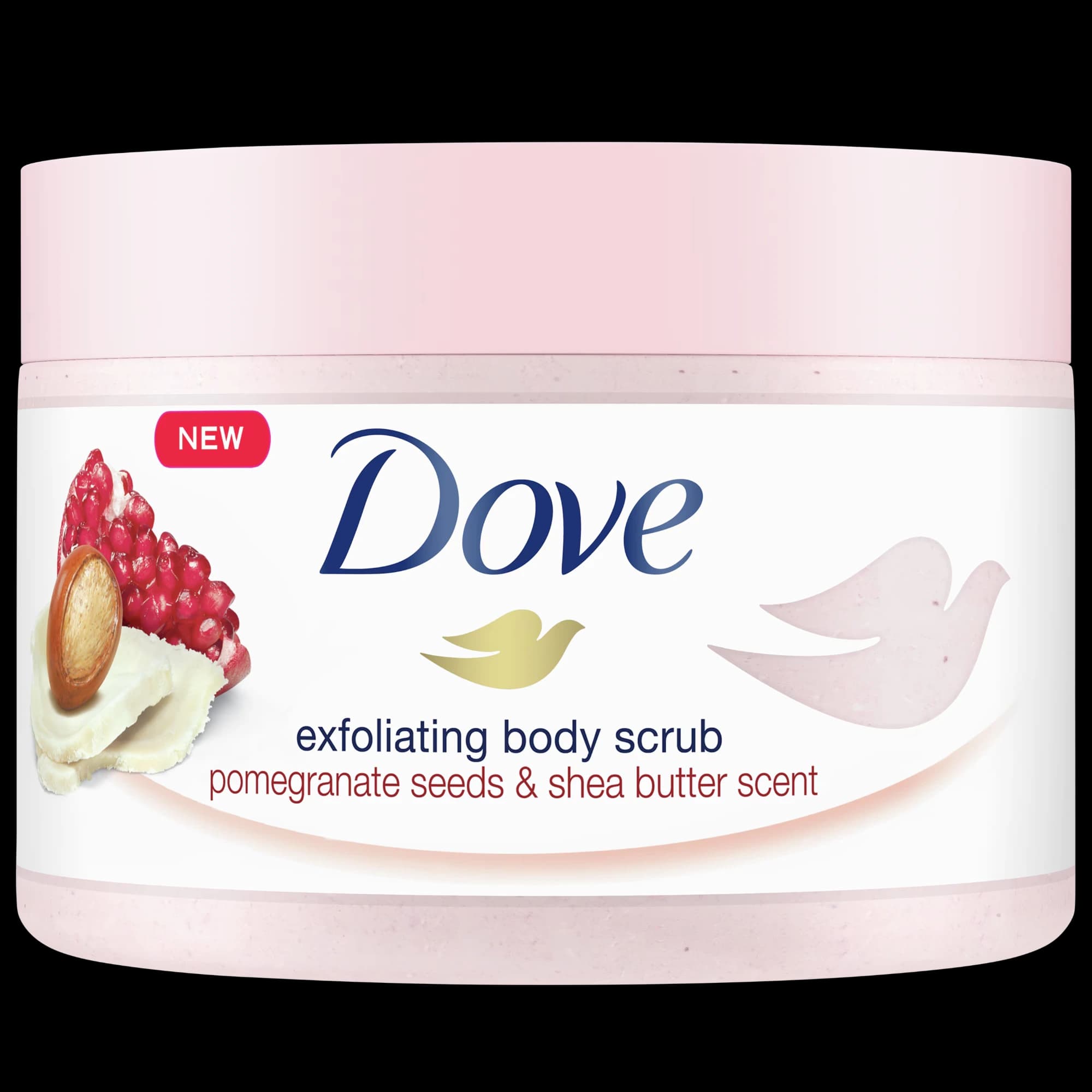 Dove Exfoliating Body Scrub Pomegranate Seeds & Shea Butter Scent 225ml