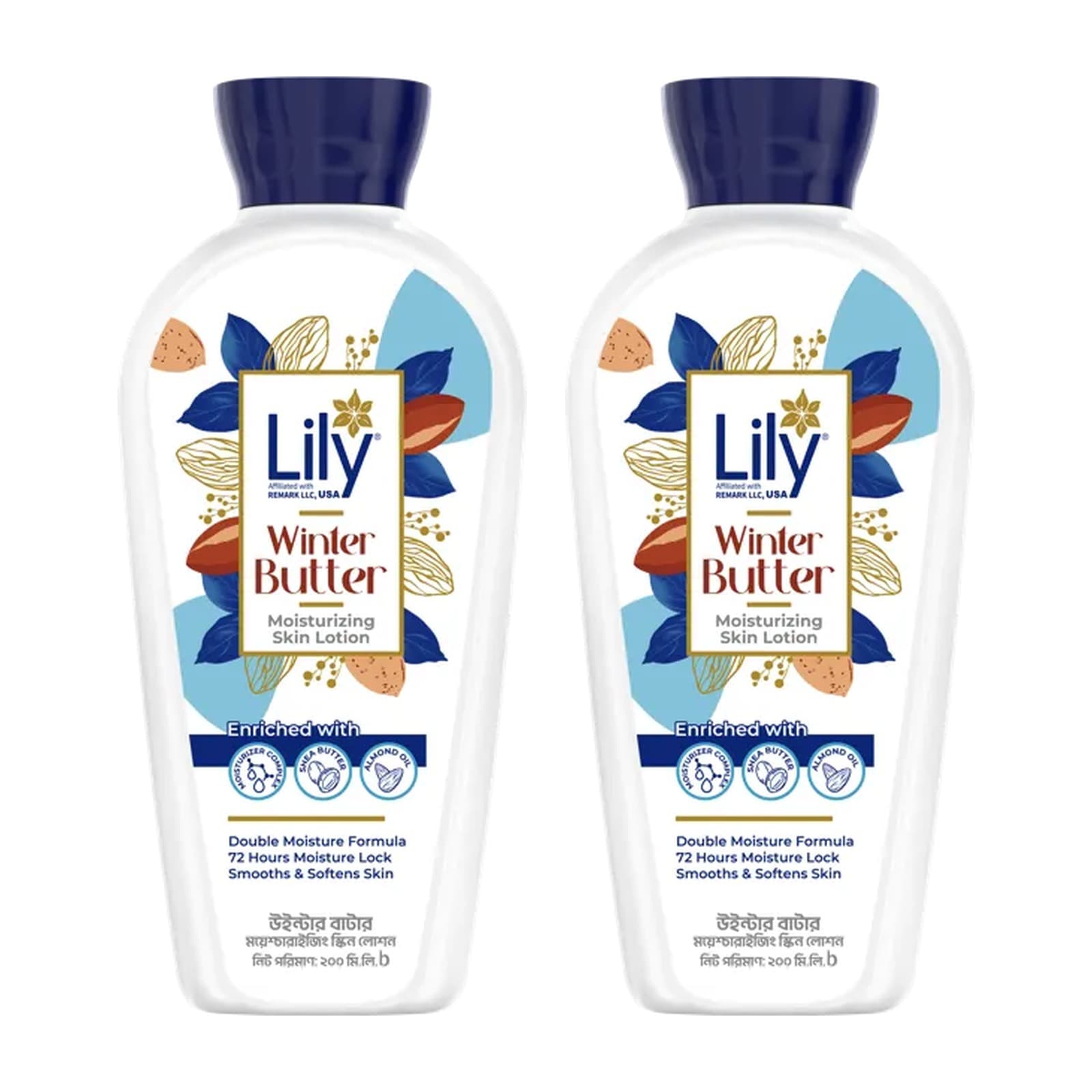 Lily Winter Butter Moisturizing Skin Lotion 200ml + 200ml (Buy 1 Get 1)