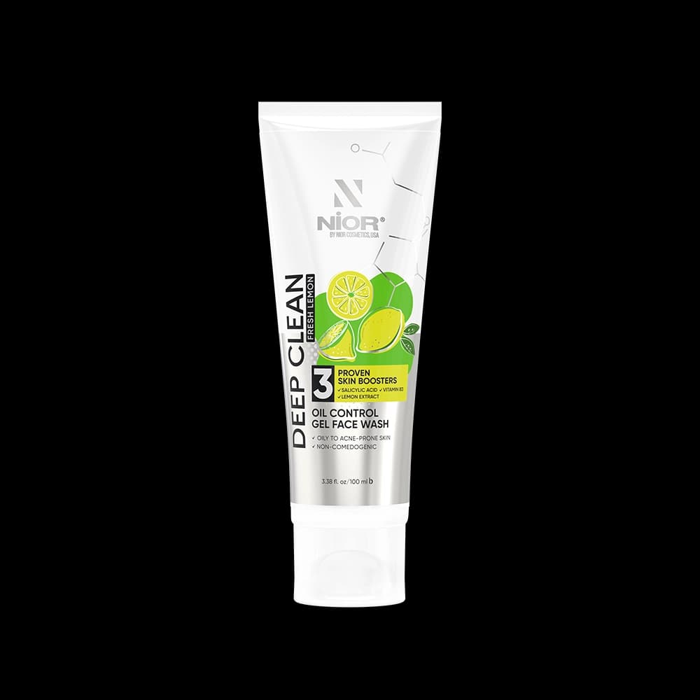 Nior Deep Clean Gel Face Wash Fresh Lemon 100ml
