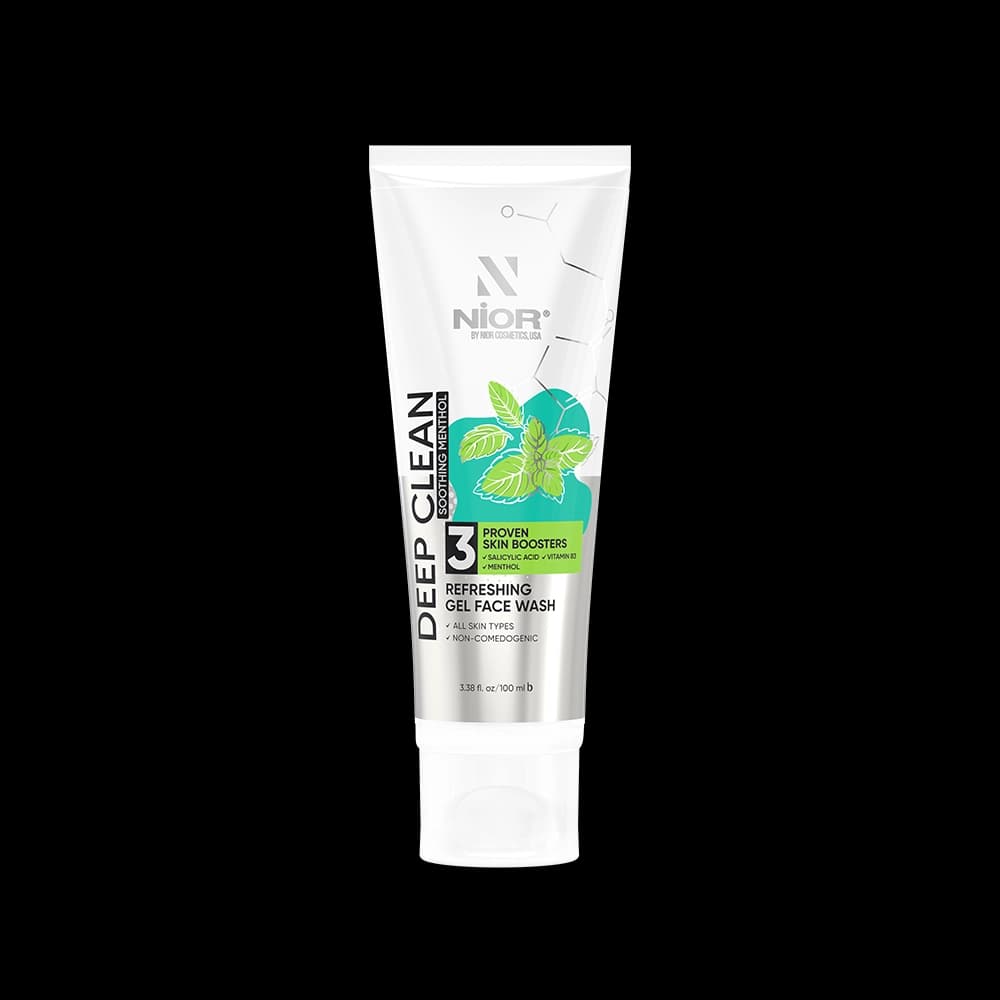 Nior Deep Clean Gel Face Wash Soothing Menthol 100ml
