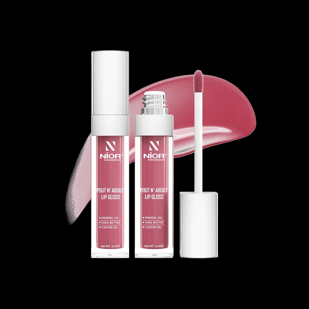 Nior Pout N About Lip Gloss – Antique Pink