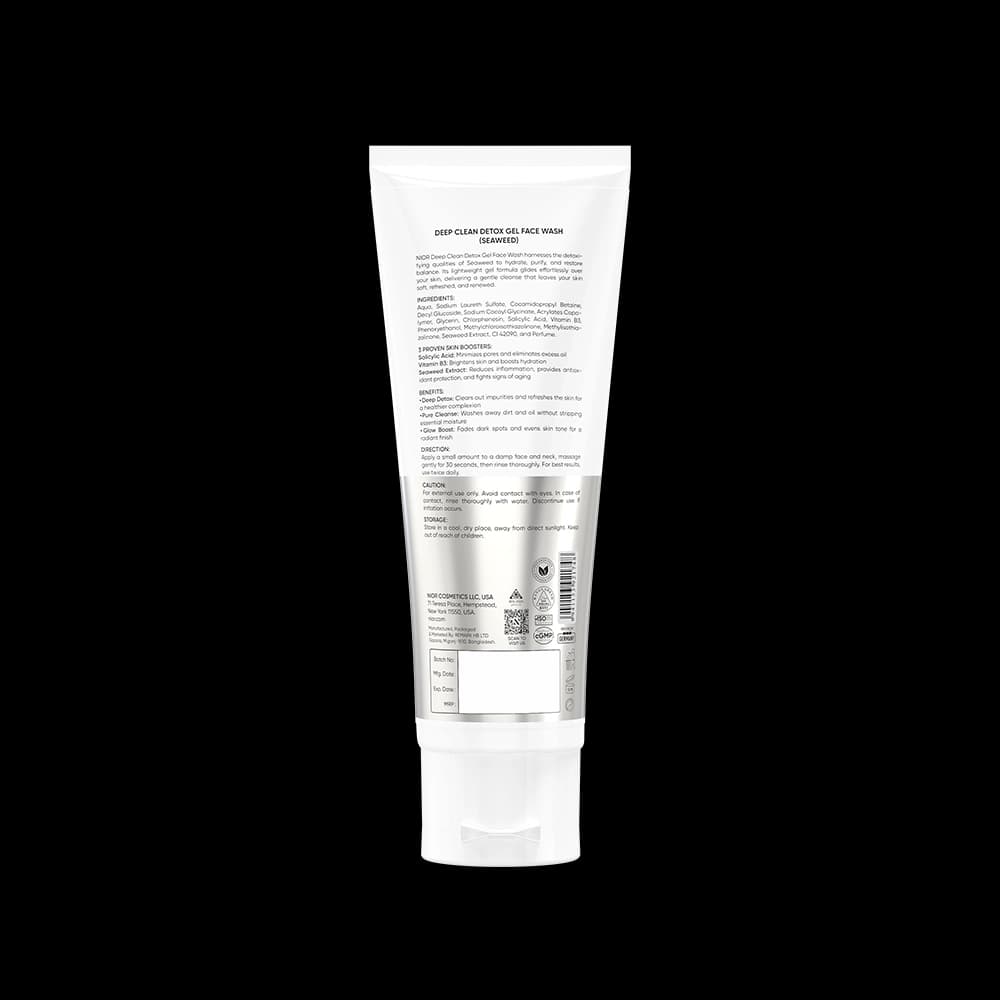 NIOR Deep Clean Gel Face Wash Seaweed 100ml alternate view